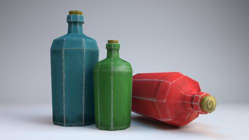 handpainted bottle preview image